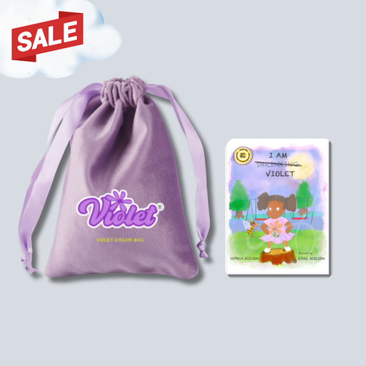 I am Violet story book (hard cover) + bag